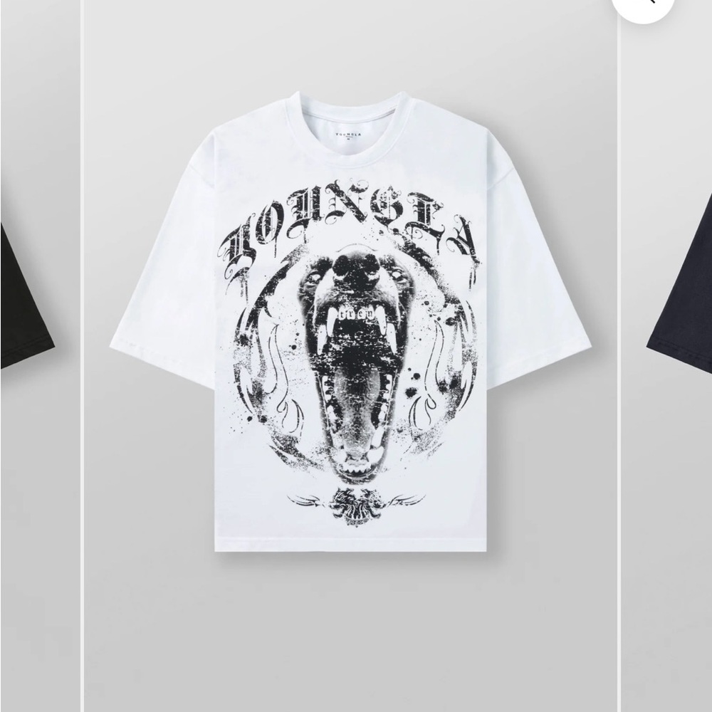 YoungLA White Tren Twins Fury Tee